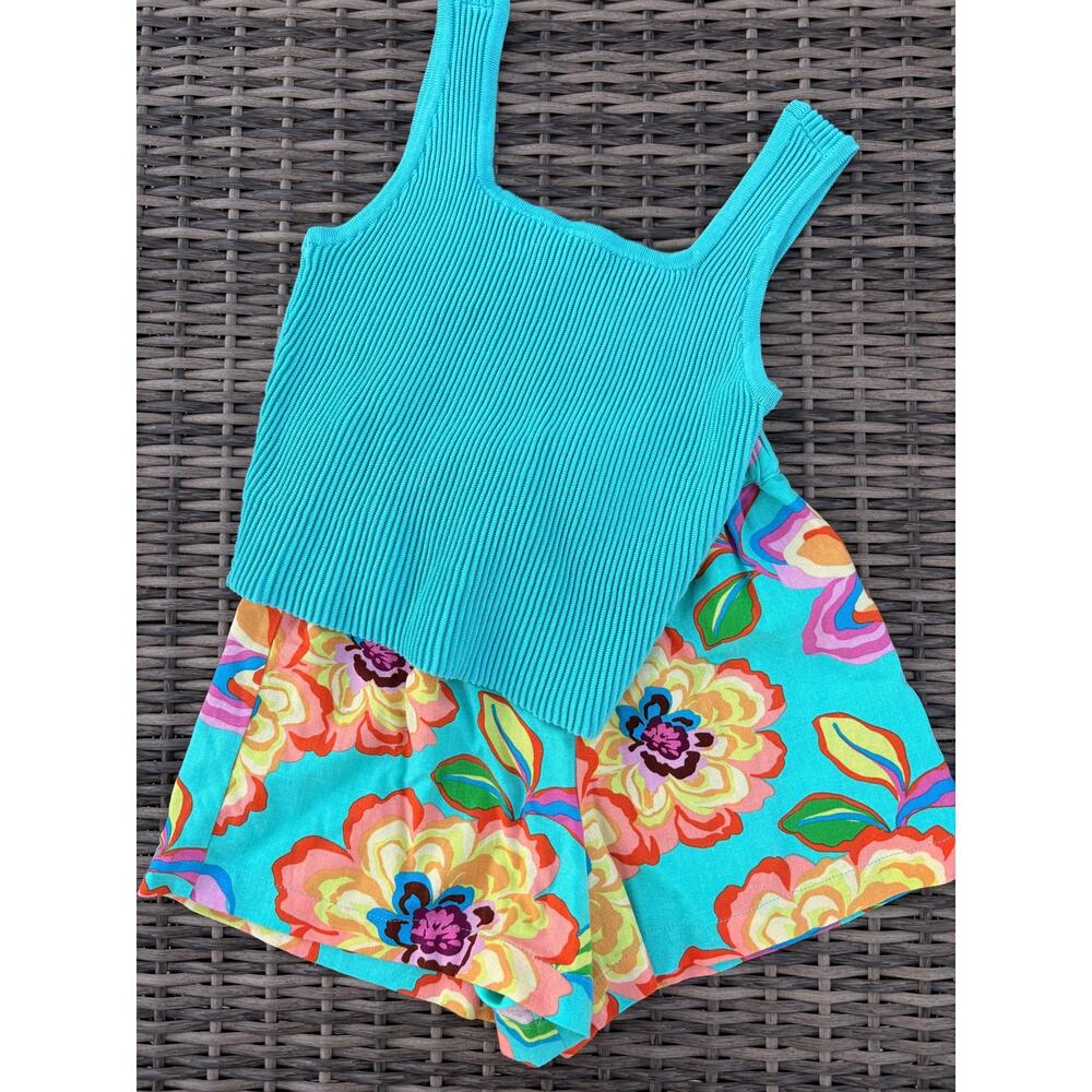 gb girls tropical shorts set